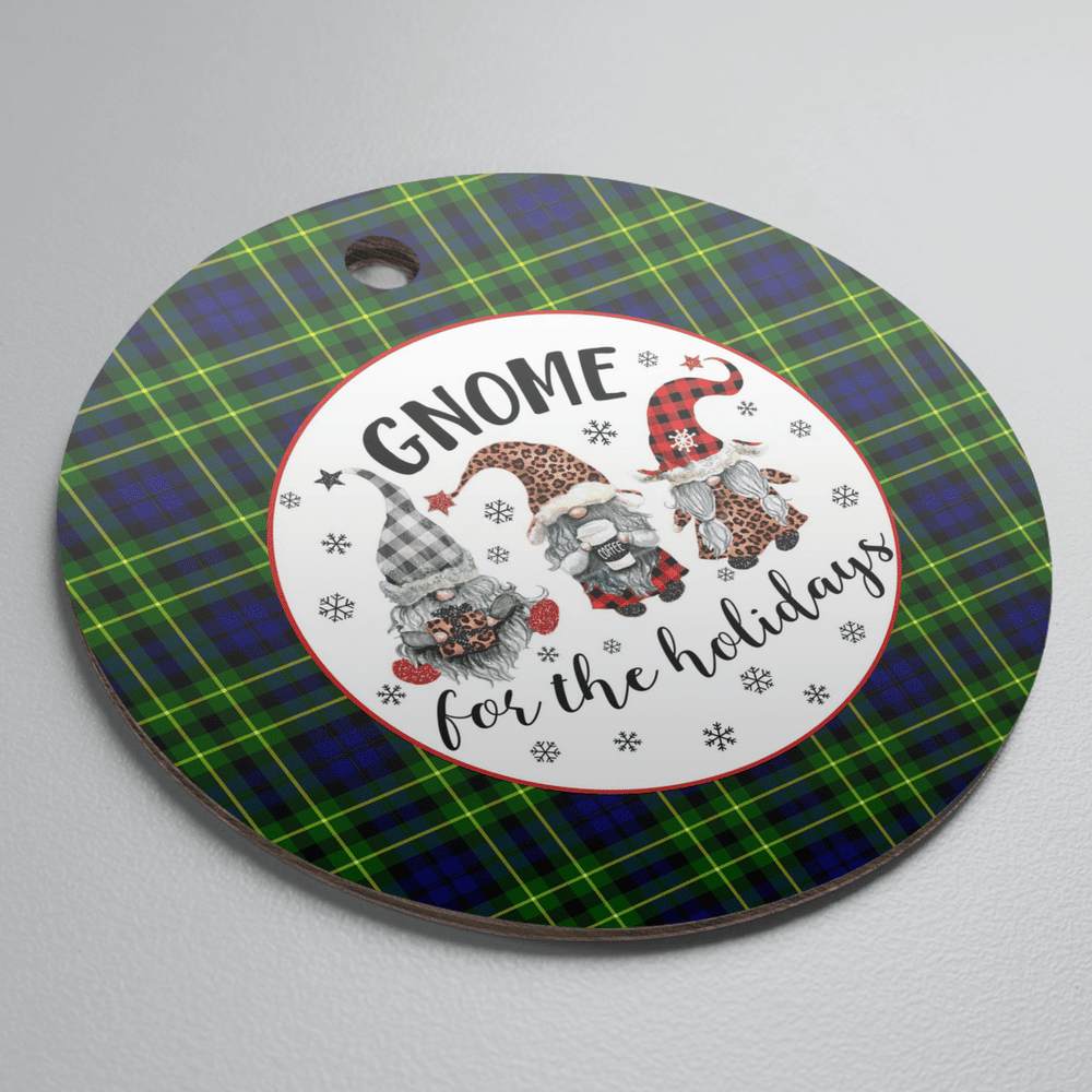 Clan Campbell of Breadalbane Modern Tartan Tartan Crest Gnome Round Ceramic Ornament PP24 Campbell of Breadalbane Modern Tartan Tartan Christmas   