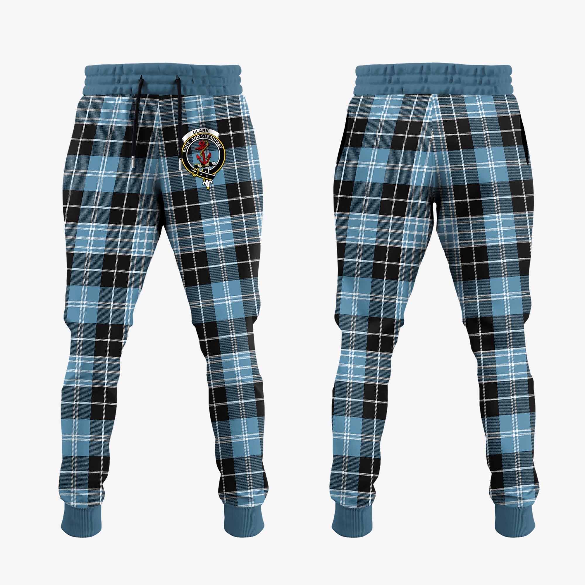 Clan Clark Ancient Tartan Crest Jogger Sweatpants XE83 Clan Clark Tartan Today   