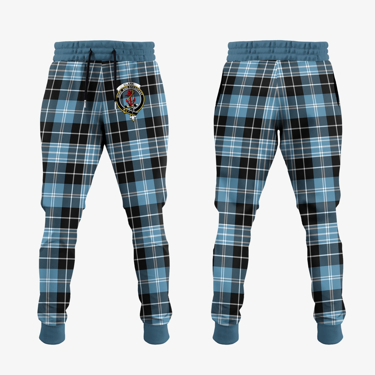 Clan Clark Ancient Tartan Crest Jogger Sweatpants XE83 Clan Clark Tartan Today   