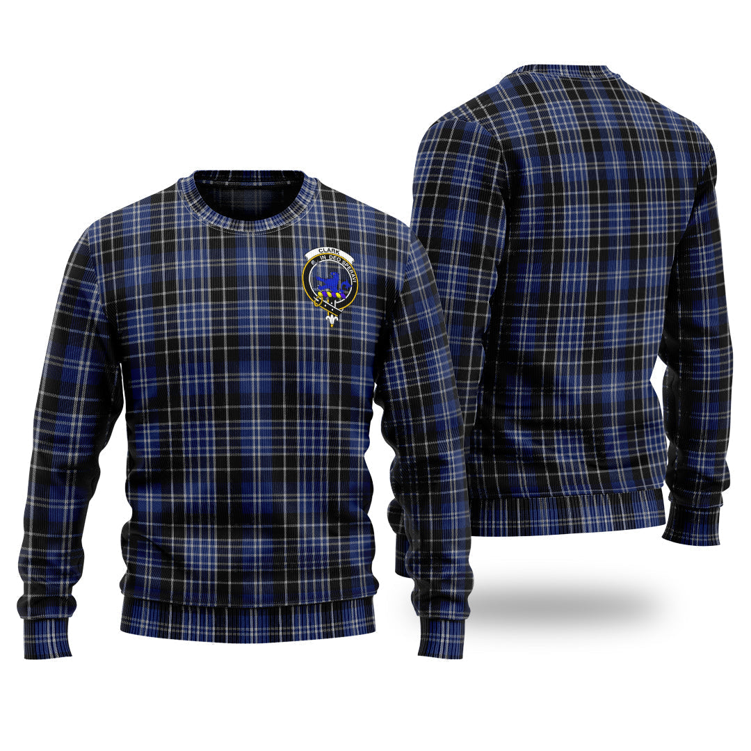 Clan Clark (Lion) Tartan Christmas Ugly Sweater NW24 Clark (Lion) Tartan Tartan Sweater   