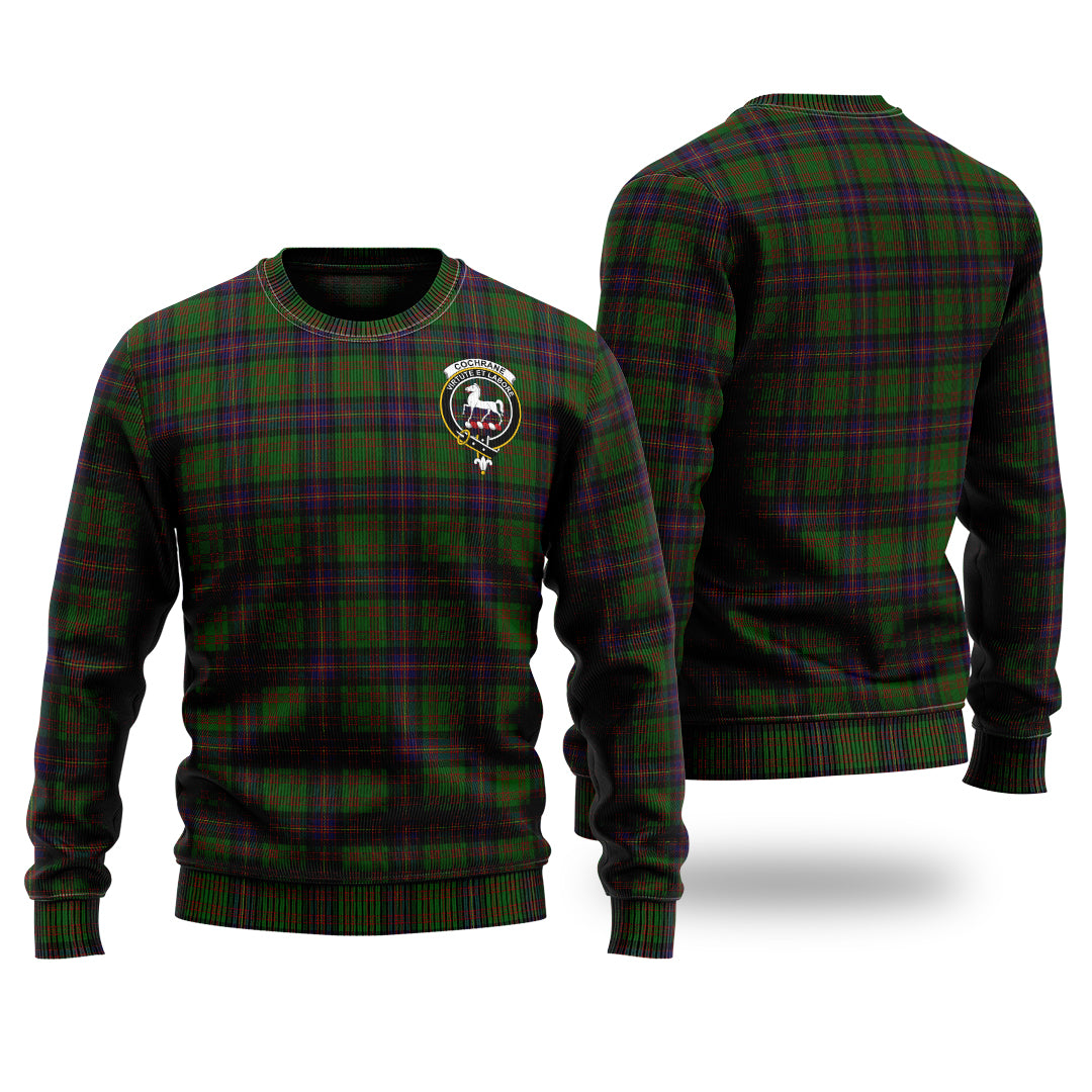 Clan Cochrane Tartan Christmas Ugly Sweater EW32 Cochrane Tartan Tartan Sweater   