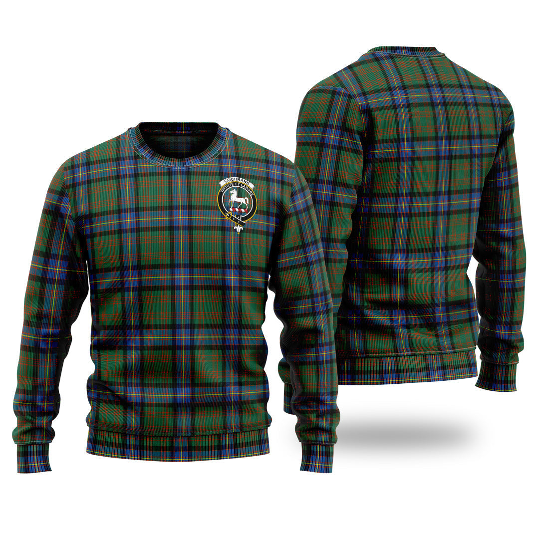 Clan Cochrane Ancient Tartan Christmas Ugly Sweater ST10 Cochrane Ancient Tartan Tartan Sweater   