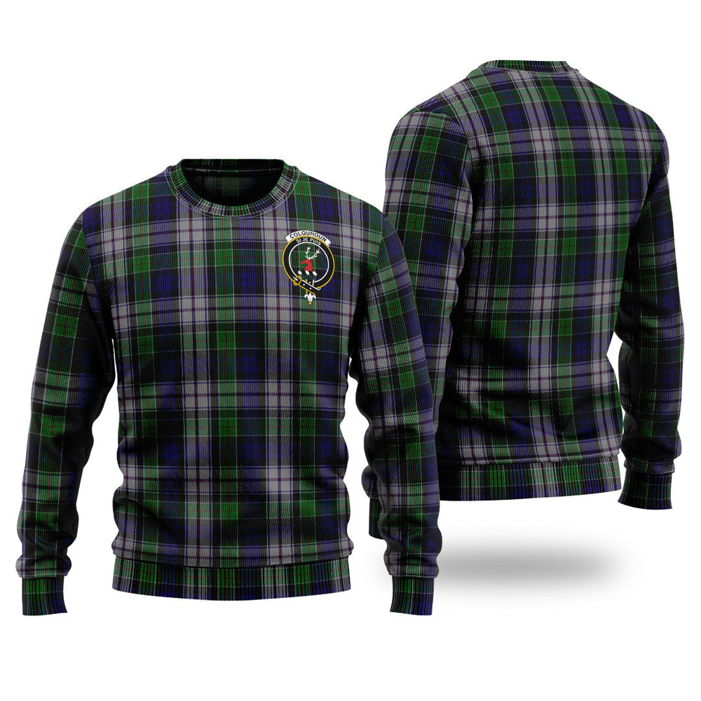 Clan Colquhoun Dress Tartan Christmas Ugly Sweater RJ39 Colquhoun Dress Tartan Tartan Sweater   