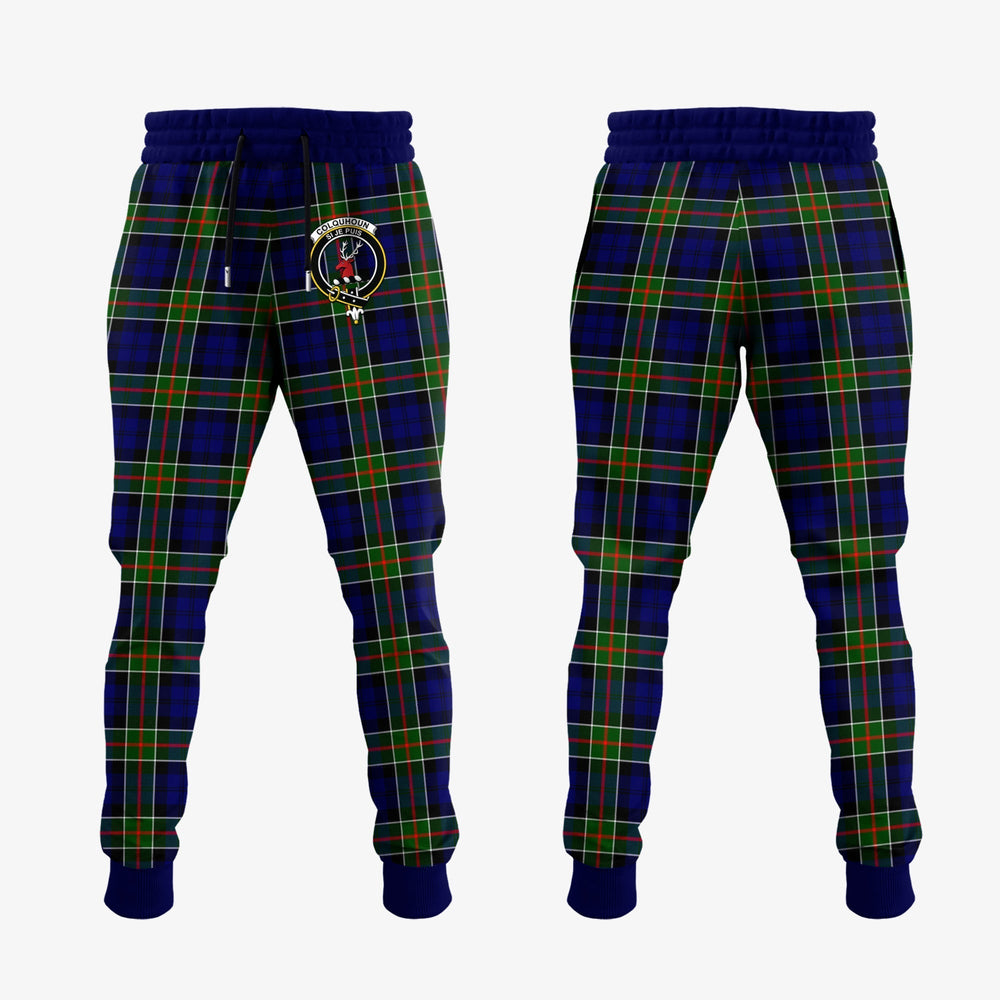 Clan Colquhoun Modern Tartan Crest Jogger Sweatpants LN36 Clan Colquhoun Tartan Today   