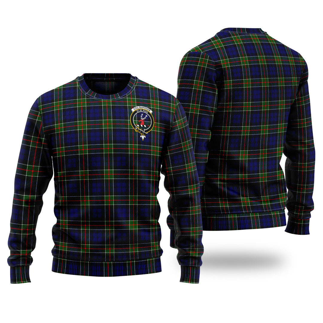 Clan Colquhoun Modern Tartan Christmas Ugly Sweater DN79 Colquhoun Modern Tartan Tartan Sweater   