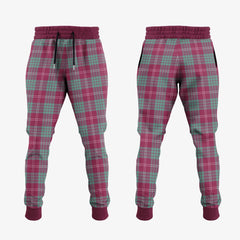 Clan Crawford Ancient Of NewZealand Tartan Crest Jogger Sweatpants WU42 Clan Crawford Tartan Today   