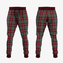 Clan Crawford Modern Tartan Crest Jogger Sweatpants CU60 Clan Crawford Tartan Today   