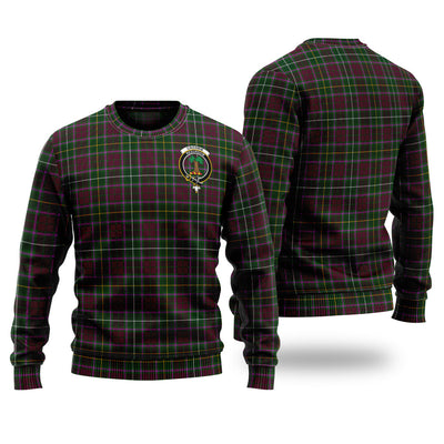 Clan Crosbie Red Tartan Christmas Ugly Sweater