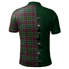Clan Crosbie Tartan Polo Shirt - Lion Rampant And Celtic Thistle Style OY15 Crosbie Tartan Tartan Polo   