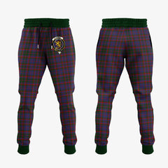 Clan Cumming Tartan Crest Jogger Sweatpants SS79 Clan Cumming Tartan Today   