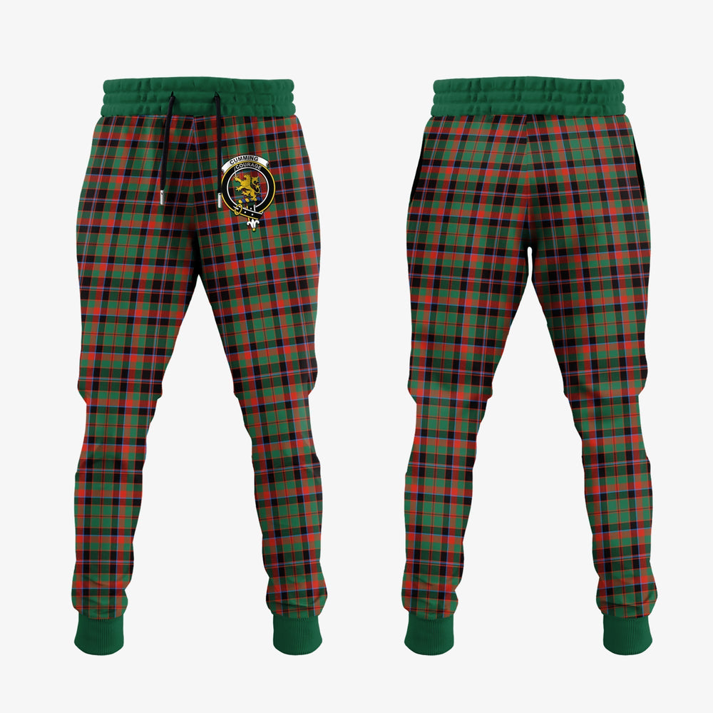 Clan Cumming Hunting Ancient Tartan Crest Jogger Sweatpants XN35 Clan Cumming Tartan Today   
