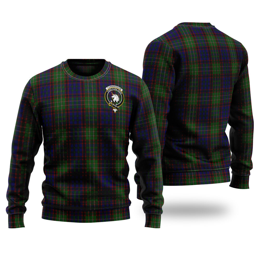 Clan Cunningham Hunting Tartan Christmas Ugly Sweater UD58 Cunningham Hunting Tartan Tartan Sweater   
