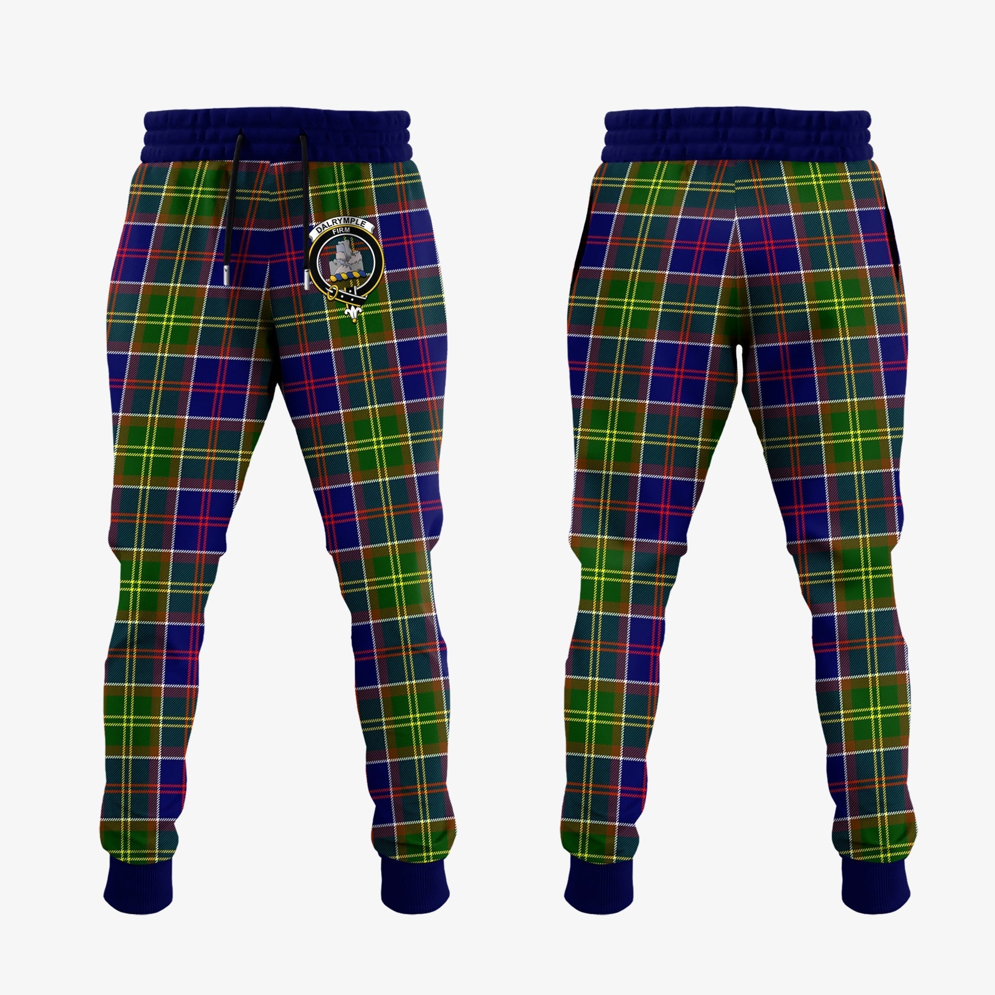 Clan Dalrymple Tartan Crest Jogger Sweatpants LF93 Clan Dalrymple Tartan Today   