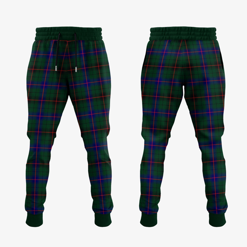 Clan Davidson Modern Tartan Crest Jogger Sweatpants UL47 Clan Davidson Tartan Today   