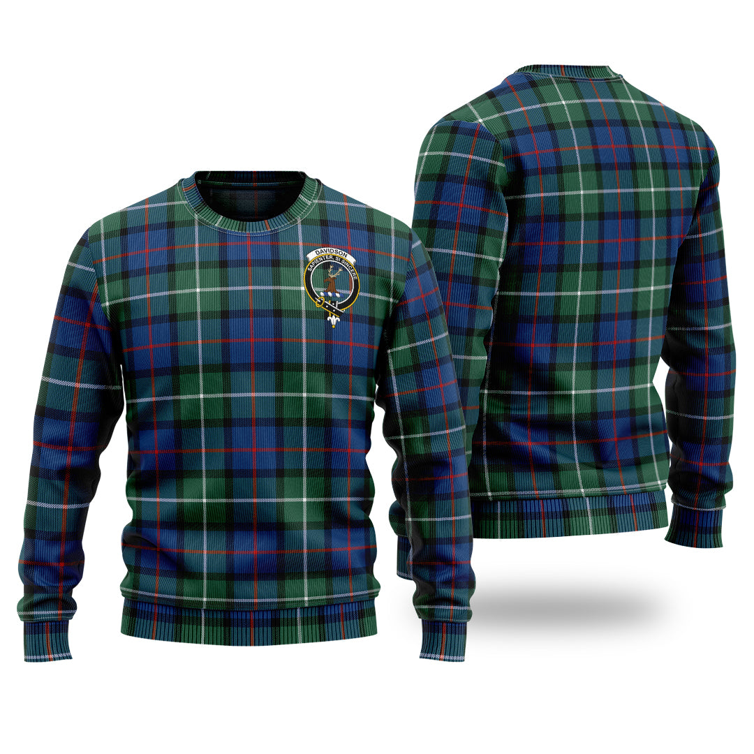 Clan Davidson Of Tulloch Tartan Christmas Ugly Sweater IK42 Davidson Of Tulloch Tartan Tartan Sweater   