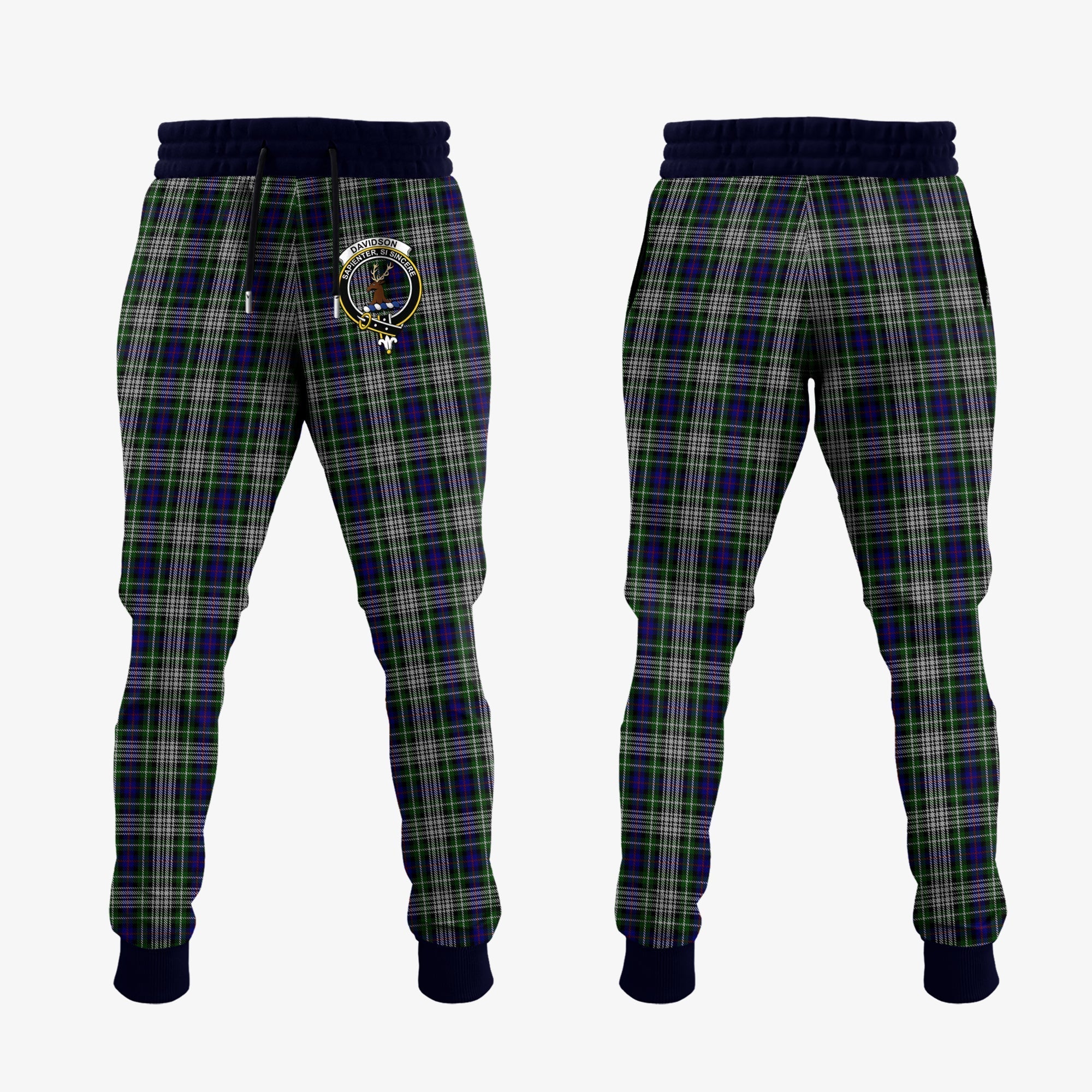 Clan Davidson Of Tulloch Dress Tartan Crest Jogger Sweatpants TU24 Clan Davidson Tartan Today   