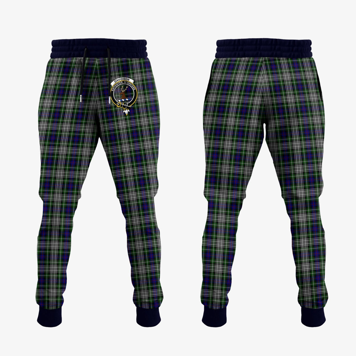 Clan Davidson Of Tulloch Dress Tartan Crest Jogger Sweatpants TU24 Clan Davidson Tartan Today   
