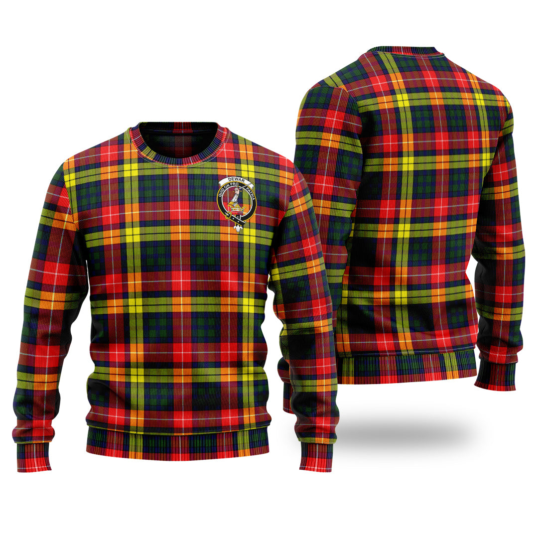 Clan Dewar Tartan Christmas Ugly Sweater NL61 Dewar Tartan Tartan Sweater   