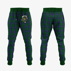 Clan Douglas Green Tartan Crest Jogger Sweatpants NO16 Clan Douglas Tartan Today   