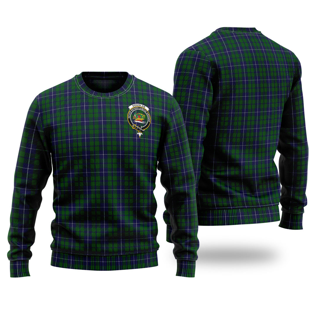 Clan Douglas Green Tartan Christmas Ugly Sweater LC89 Douglas Green Tartan Tartan Sweater   
