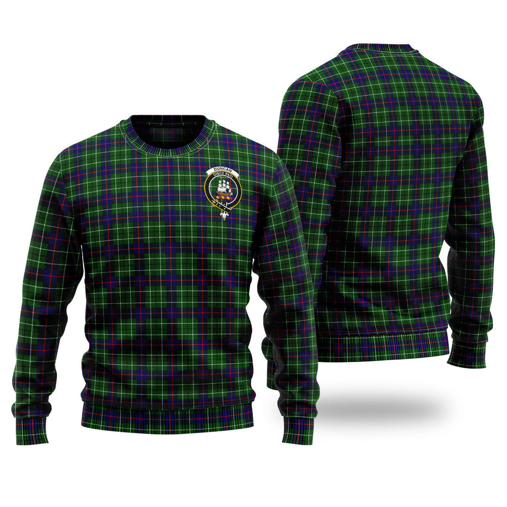 Clan Duncan Modern Tartan Christmas Ugly Sweater LX88 Duncan Modern Tartan Tartan Sweater   