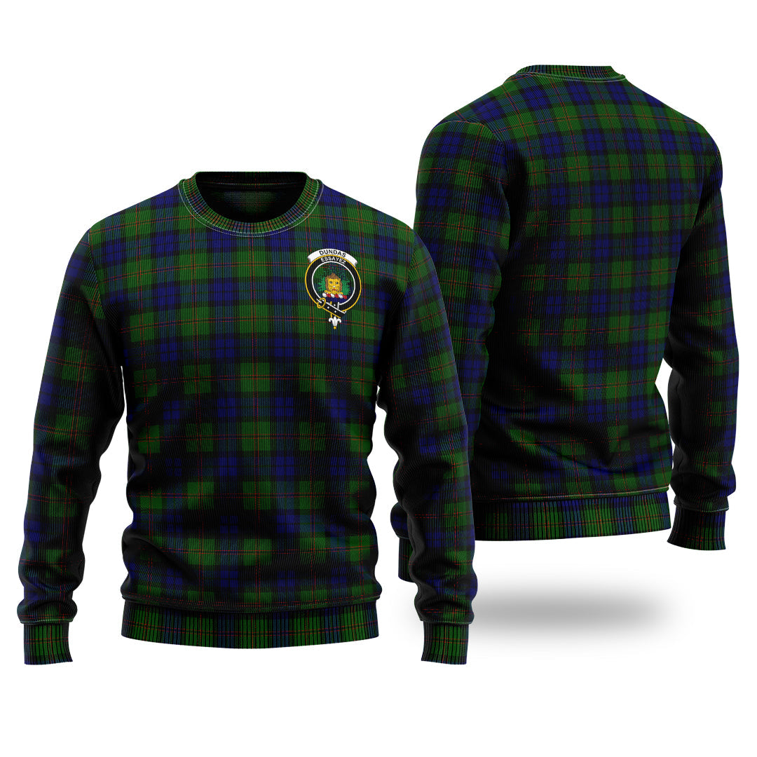 Clan Dundas Modern Tartan Christmas Ugly Sweater FM90 Dundas Modern Tartan Tartan Sweater   