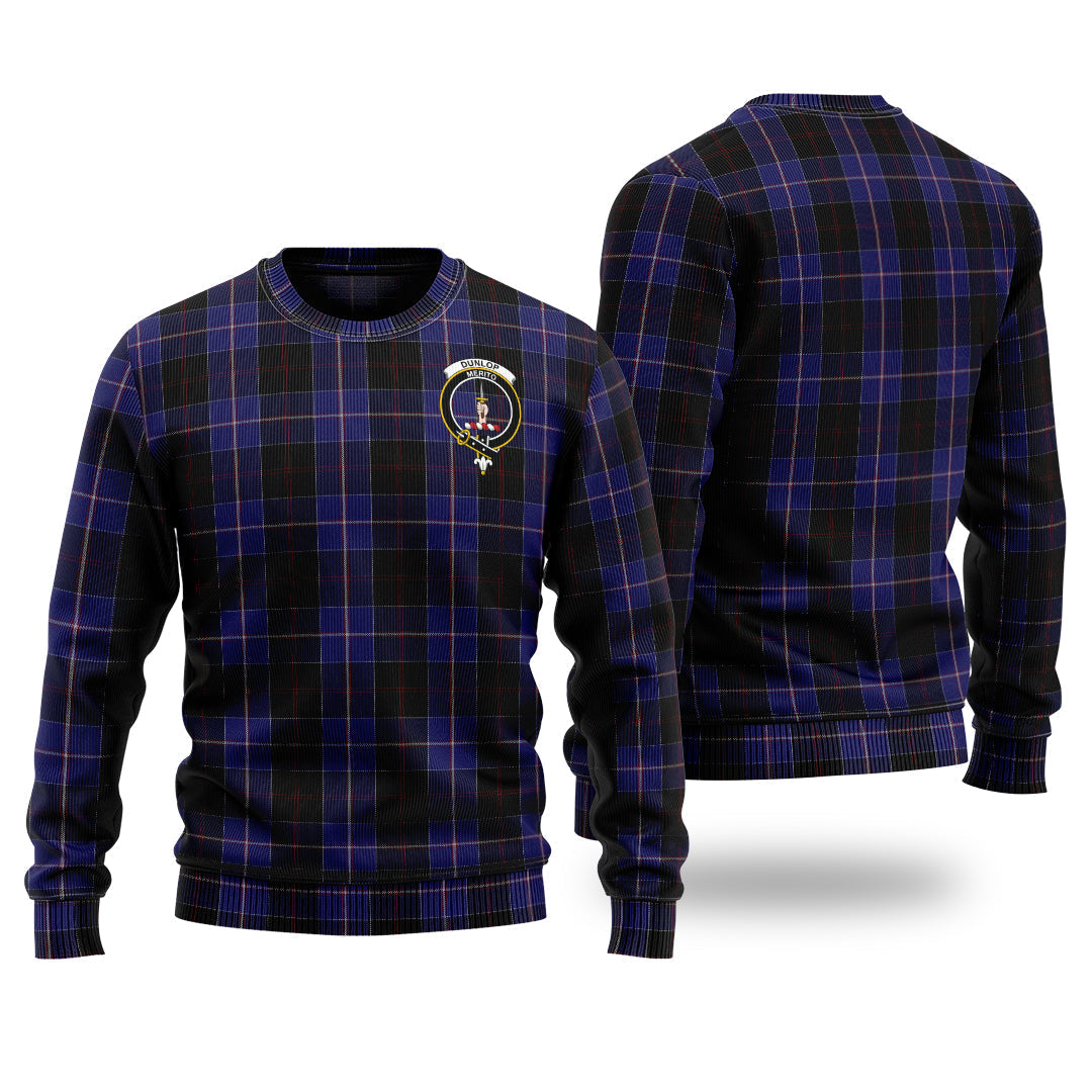 Clan Dunlop Tartan Christmas Ugly Sweater YY62 Dunlop Tartan Tartan Sweater   