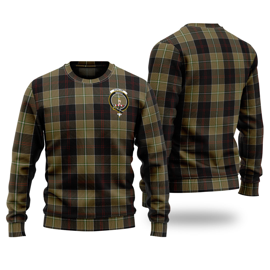 Clan Dunlop Hunting Tartan Christmas Ugly Sweater AY14 Dunlop Hunting Tartan Tartan Sweater   