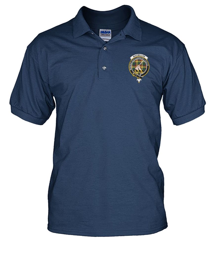 Clan MacMillan Family Crest Polo T-Shirt WH99 MacMillan Tartan Tartan Polo   