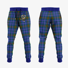 Clan Edmonstone Tartan Crest Jogger Sweatpants VS76 Clan Edmonstone Tartan Today   