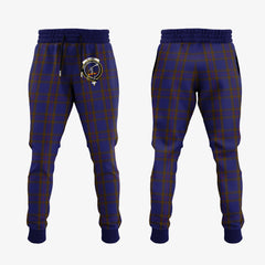 Clan Elliot Tartan Crest Jogger Sweatpants KL13 Clan Elliot Tartan Today   