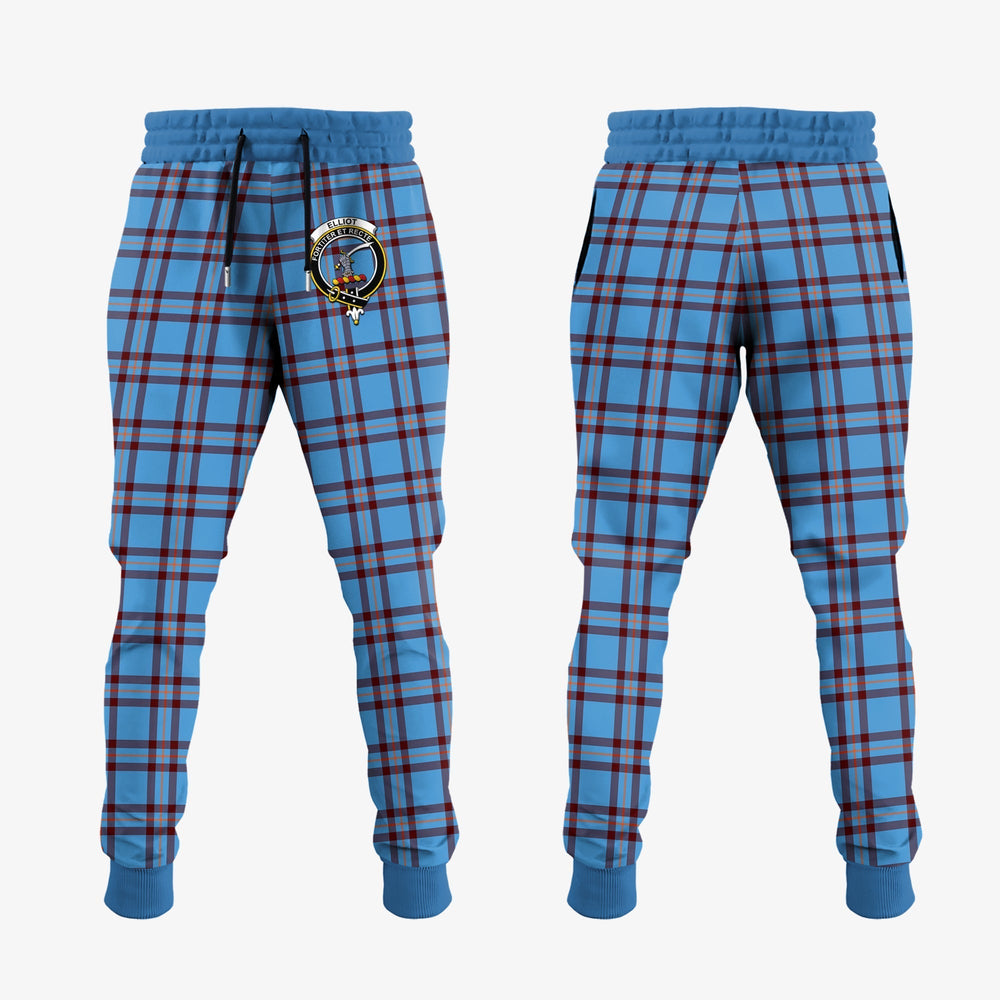 Clan Elliot Ancient Tartan Crest Jogger Sweatpants BI48 Clan Elliot Tartan Today   