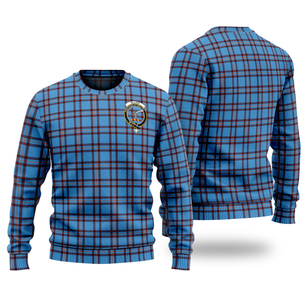 Clan Elliot Ancient Tartan Christmas Ugly Sweater JY93 Elliot Ancient Tartan Tartan Sweater   
