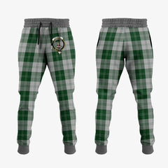 Clan Erskine Green Tartan Crest Jogger Sweatpants GT61 Clan Erskine Tartan Today   