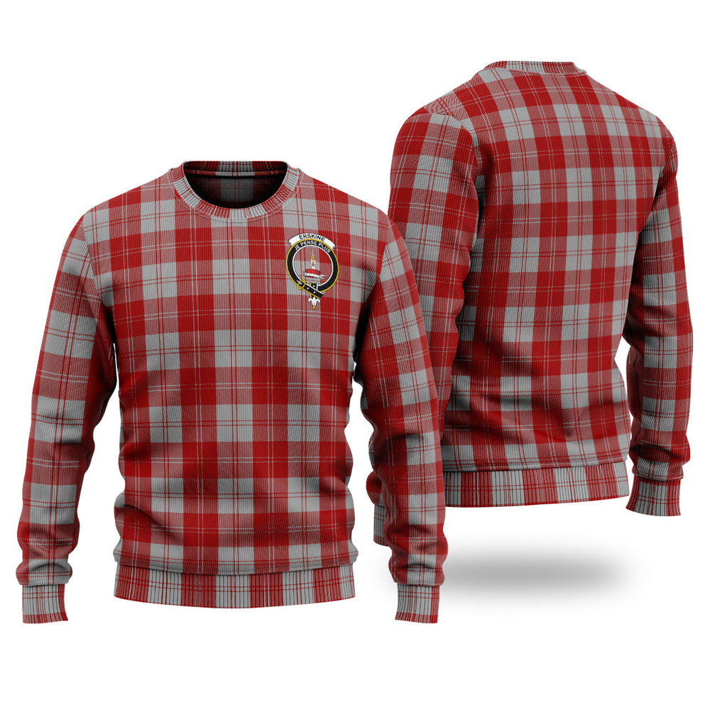 Clan Erskine Red Tartan Christmas Ugly Sweater GV29 Erskine Red Tartan Tartan Sweater   