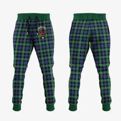 Clan Farquharson Ancient Tartan Crest Jogger Sweatpants EI18 Clan Farquharson Tartan Today   