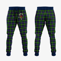 Clan Farquharson Modern Tartan Crest Jogger Sweatpants BE56 Clan Farquharson Tartan Today   