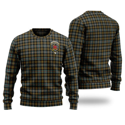 Clan Farquharson Weathered Tartan Christmas Ugly Sweater TU77