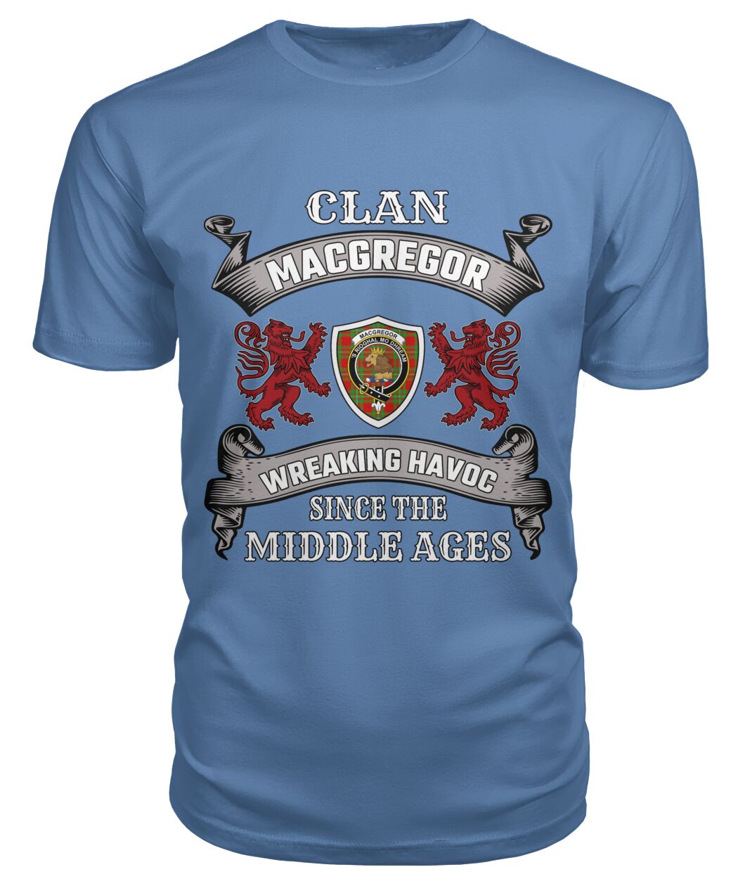 Clan Macgregor Family Tartan 2D T-ShirtHZ62 Macgregor Tartan 2D T-Shirt Tartan T-Shirt