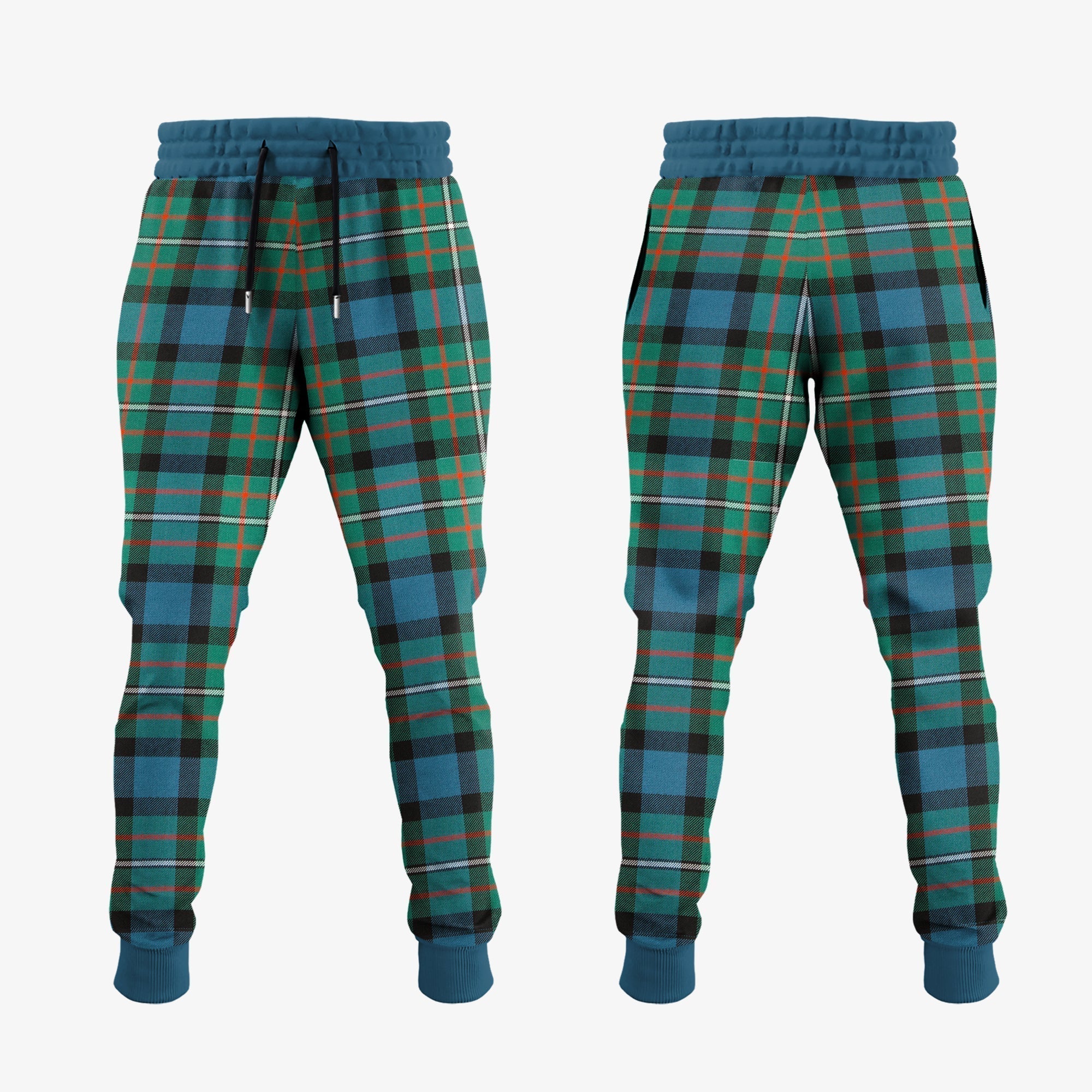 Clan Ferguson Ancient Tartan Crest Jogger Sweatpants CH41 Clan Hall Tartan Today   