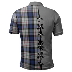 Clan Ferguson Dress Tartan Polo Shirt - Lion Rampant And Celtic Thistle Style WJ46 Ferguson Dress Tartan Tartan Polo   
