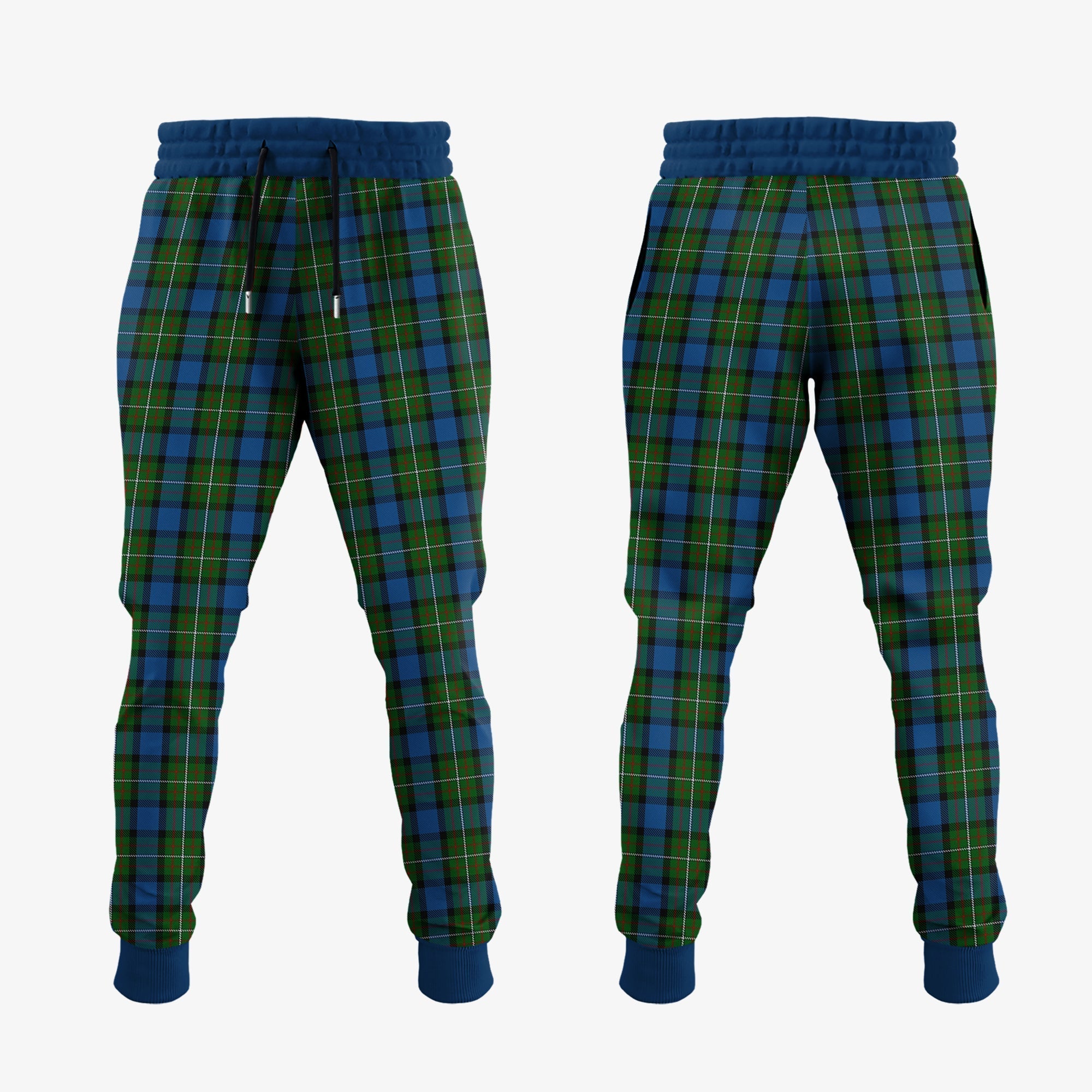 Clan Ferguson Of Atholl Tartan Crest Jogger Sweatpants MW19 Clan Hall Tartan Today   