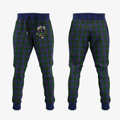 Clan Ferguson Old Tartan Crest Jogger Sweatpants WR89 Clan Hall Tartan Today   
