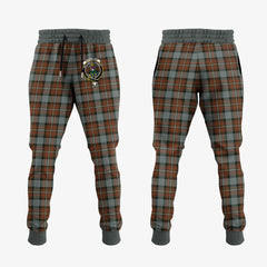 Clan Ferguson Weathered Tartan Crest Jogger Sweatpants SK14 Clan Hall Tartan Today   
