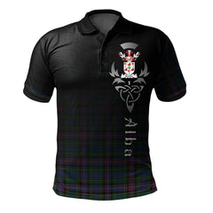 Clan Rankin 01 Tartan Polo Shirt - Alba Celtic Style HE89 Rankin 01 Tartan Tartan Polo   