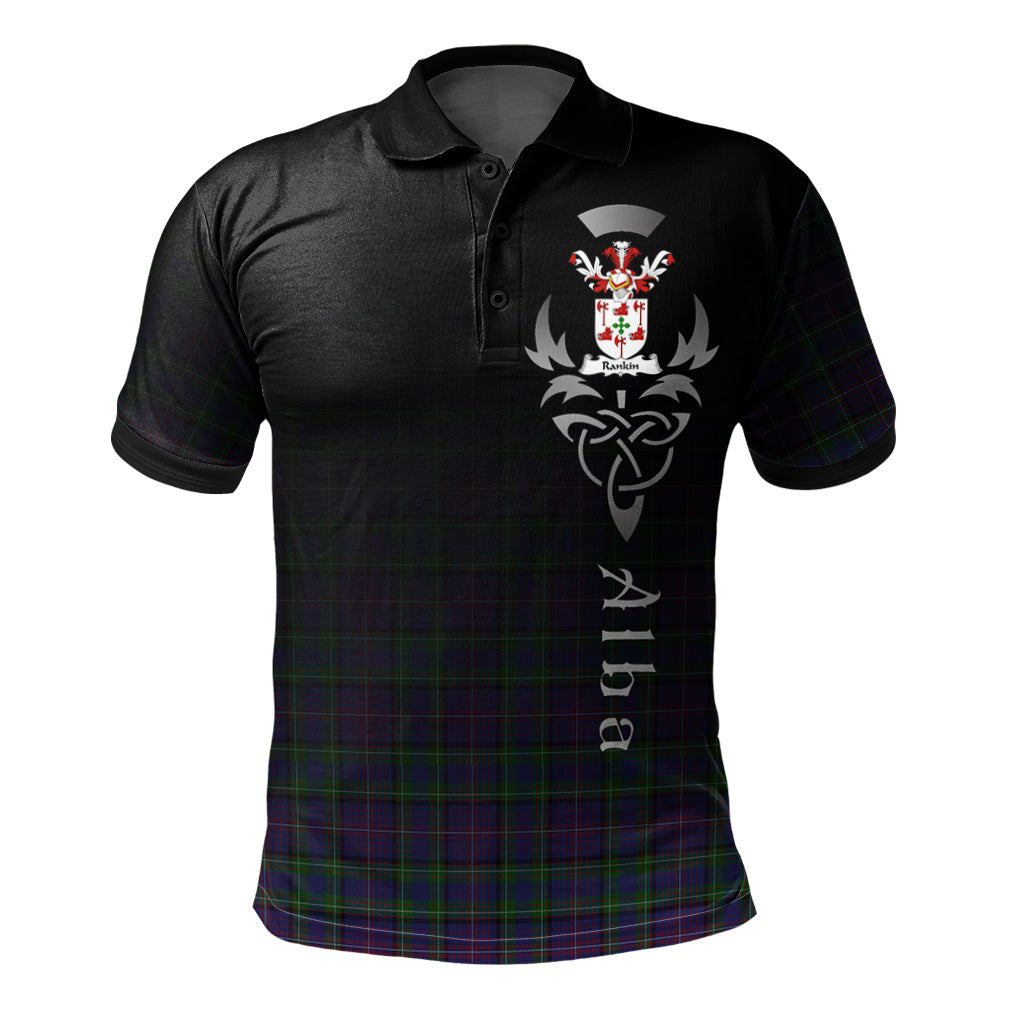 Clan Rankin 02 Tartan Polo Shirt - Alba Celtic Style IV61 Rankin 02 Tartan Tartan Polo   