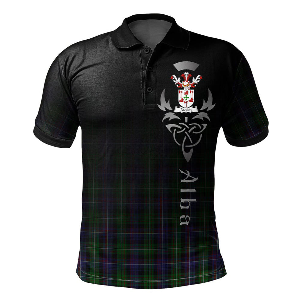 Clan Rankin 03 Tartan Polo Shirt - Alba Celtic Style YI40 Rankin 03 Tartan Tartan Polo   