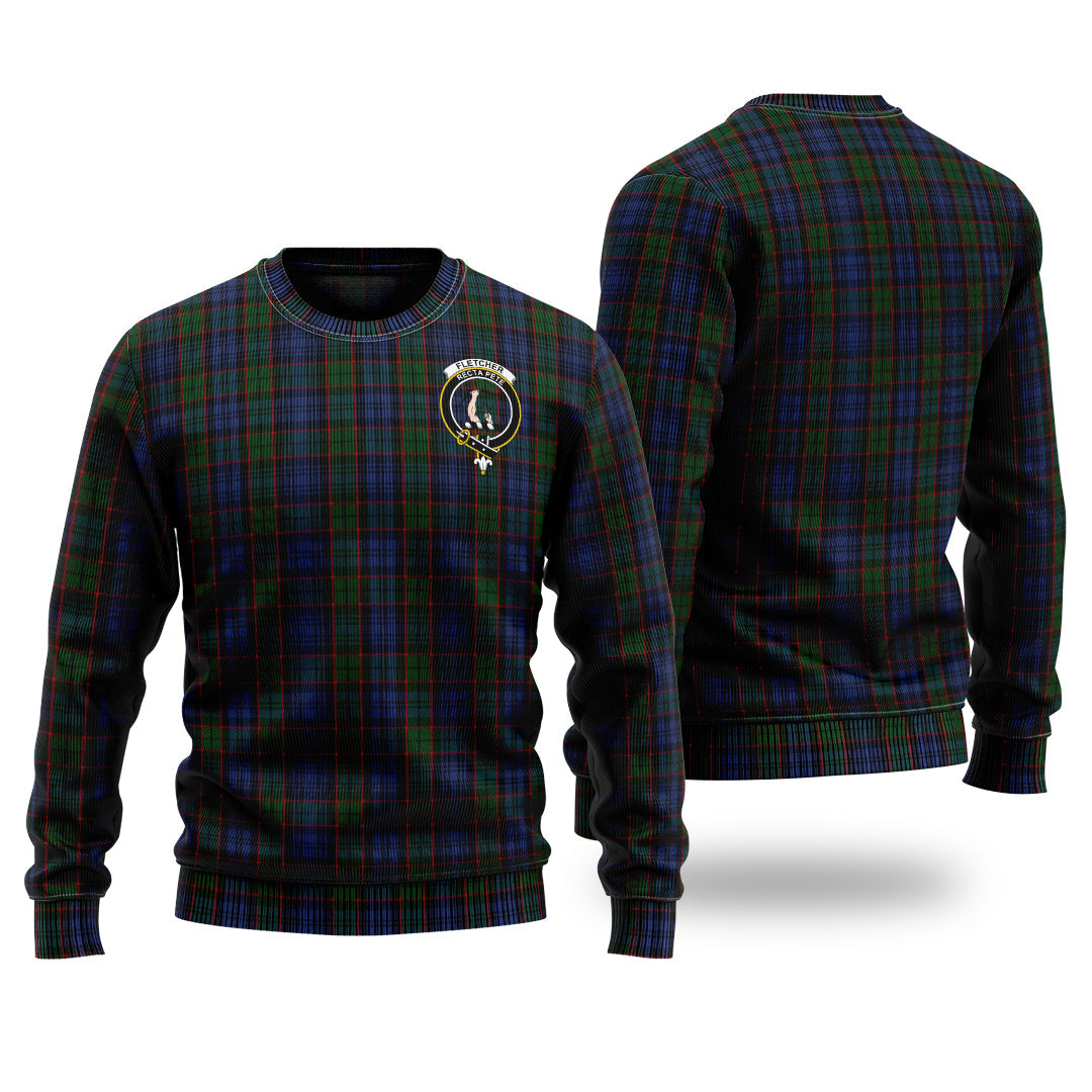 Clan Fletcher Tartan Christmas Ugly Sweater XQ37 Fletcher Tartan Tartan Sweater   