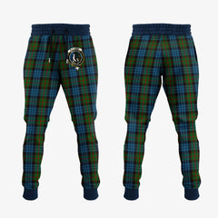 Clan Fletcher Of Dunans Tartan Crest Jogger Sweatpants BO83 Clan Fletcher Tartan Today   