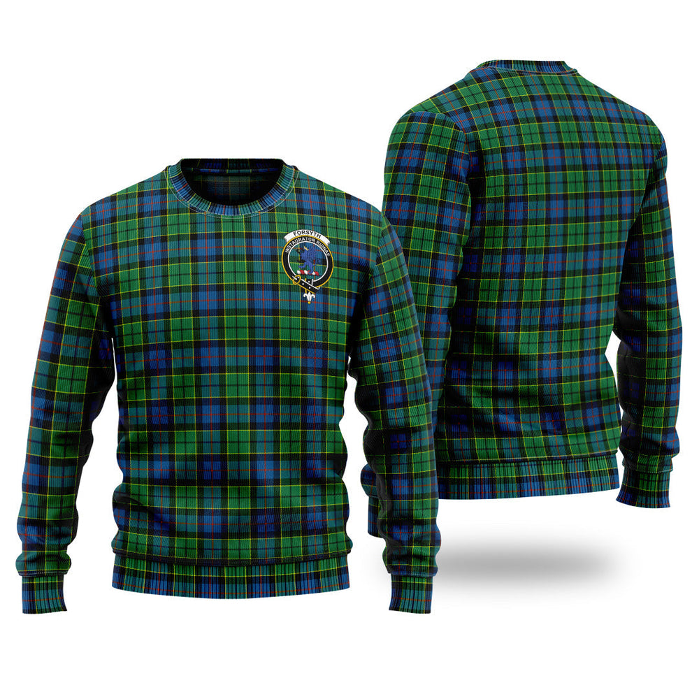 Clan Forsyth Ancient Tartan Christmas Ugly Sweater SI69 Forsyth Ancient Tartan Tartan Sweater   